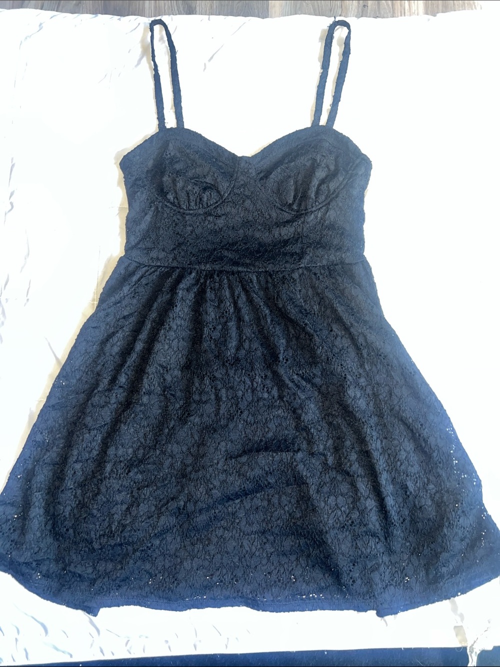 RSQ BLACK LACE FLIRTY DRESS